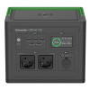 Schneider Electric OffGrid pārnēsājamā elektroenerģijas stacija 730, 738Wh litija jonu, LCD, 2 CEE 7/3 Schuko kontaktligzdas, sinuss vilnis, 3 USB-A, 2 USB-C, bezvadu lādētājs | PPS730-GR