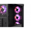 GENESIS IRID 503 ARGB PC korpuss, Micro torņa, 2x USB 2.0, 1x USB 3.0, 2x austiņu/mikrofona ligzda, Melns | Genesis | IRID 503 ARGB | Black | ATX