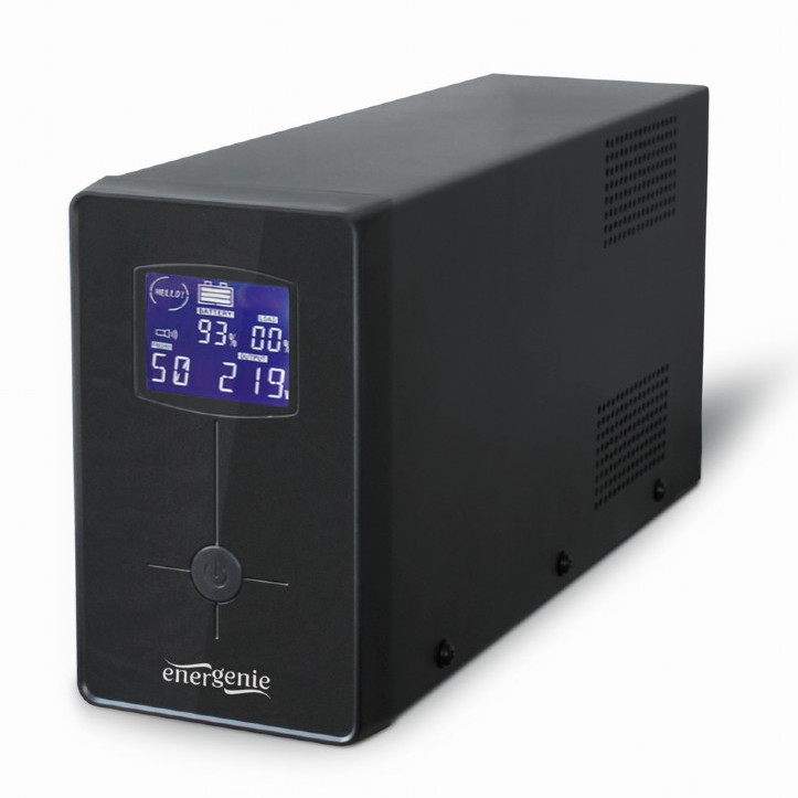 EnerGenie | UPS ar USB un LCD displeju | EG-UPS-035 | 2000 VA | 1200 W