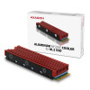 AXAGON | Pasīvs alumīnija dzesētājs visām M.2 SSD, izmērs 2280, augstums 12 mm | CLR-M2