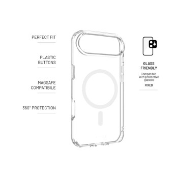 Fixed Back cover | Apple | iPhone Air | TPU/PC | Transparent | MagSafe