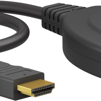Goobay | HDMI slēdzis 3 uz 1 (4K @ 30 Hz) | 58487 | Melns | HDMI ligzda | 3 HDMI ligzdas | 0.58 m