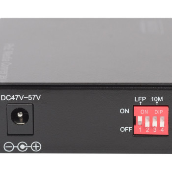 DIGITUS Gigabit Ethernet PoE+ Media Converter, SFP | Digitus