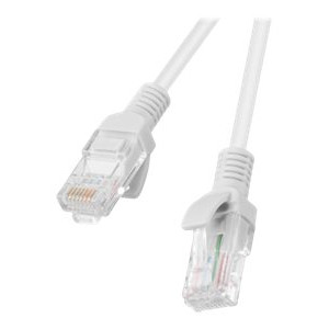 Lanberg | Komunācijas kabelis CAT.5E UTP | PCU5-10CC-1000-S | 10 m | Pelēks