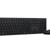 Lenovo Professional bezvadu uzlādējams komplekts Klaviatūra un pele | Klaviatūras un peles komplekts | Bezvadu | Pele iekļauta | Bluetooth | ASV angļu | Uzlādējams professional | Pelēks