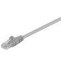 Goobay | CAT 5e komunācijas kabelis, U/UTP | Pelēks RJ45 spraudnis (8P8C) | RJ45 spraudnis (8P8C)