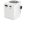 Gembird Zemējams universāls ceļojumu barošanas adapters, 20 W | TPA-EU1A1C20-01-W