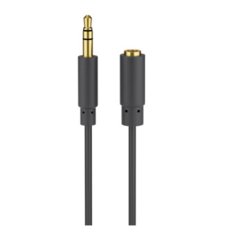 Goobay | Austu un audio AUX pagarinājuma kabelis; 3,5 mm; 3-polu; plāns | 97122
