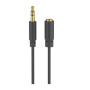 Goobay | Austu un audio AUX pagarinājuma kabelis; 3,5 mm; 3-polu; plāns | 97122