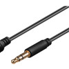 Goobay | Austu un audio AUX pagarinājuma kabelis; 3,5 mm; 3-polu; plāns | 97122