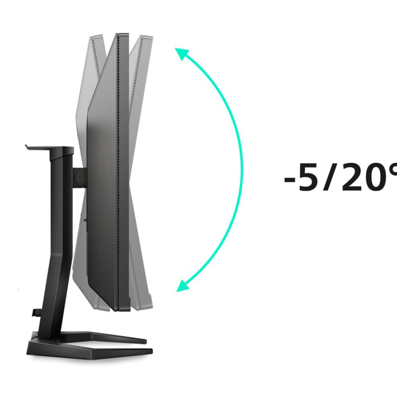 Philips | Gaming Monitor | 27M1N3200ZS/00 | 27 " | IPS | FHD | 16:9 | 165 Hz | 4 ms | 1920 x 1080 | 250 cd/m² | HDMI ports quantity 2 | Black