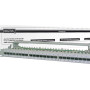 Digitus | CAT 6A komutācijas panelis, aizsargāts, 1U, 24 porta | RJ45, 8P8C | Pelēks