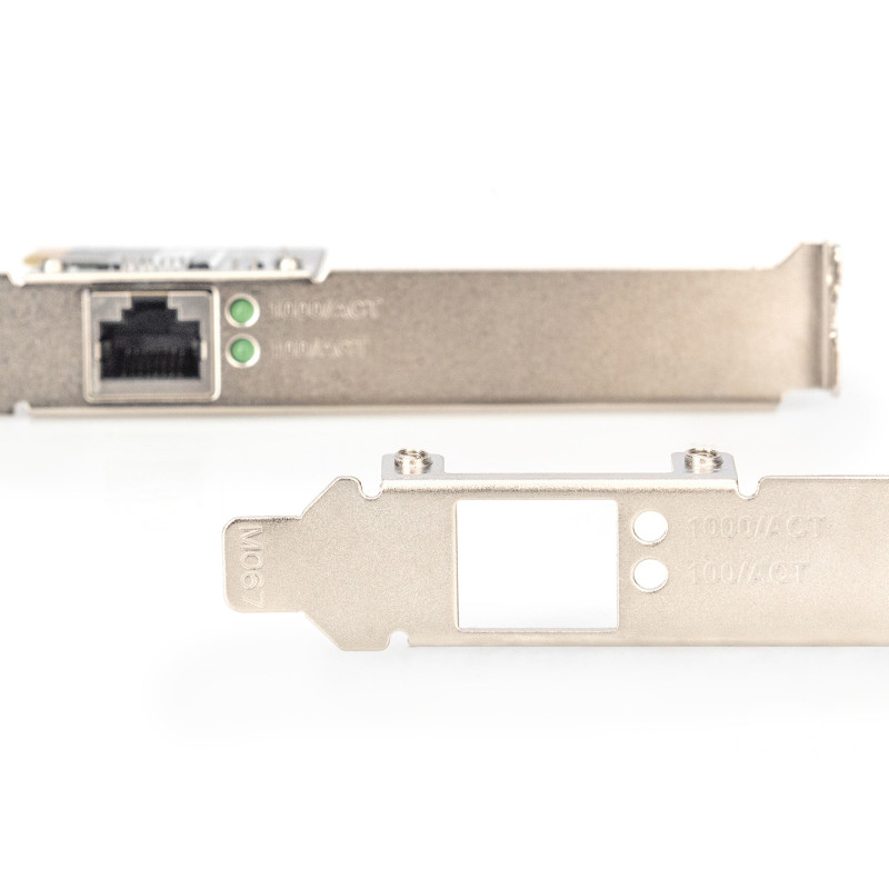 Digitus | Gigabitu Ethernet PCI Express karte 32 bitu, zema profila kronšteins, Realtek RTL8111H | DN-10130-1