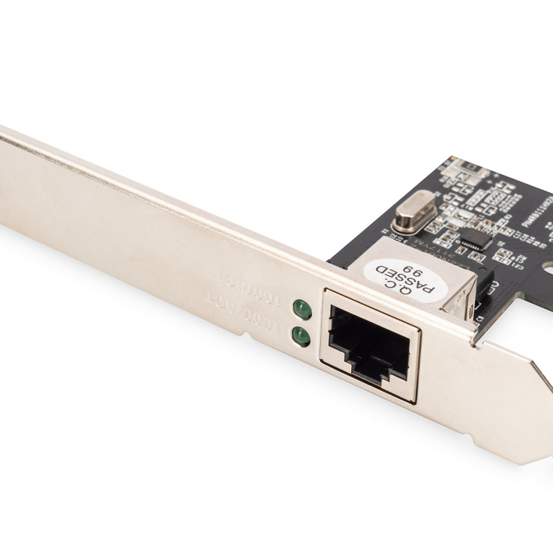 Digitus | Gigabitu Ethernet PCI Express karte 32 bitu, zema profila kronšteins, Realtek RTL8111H | DN-10130-1