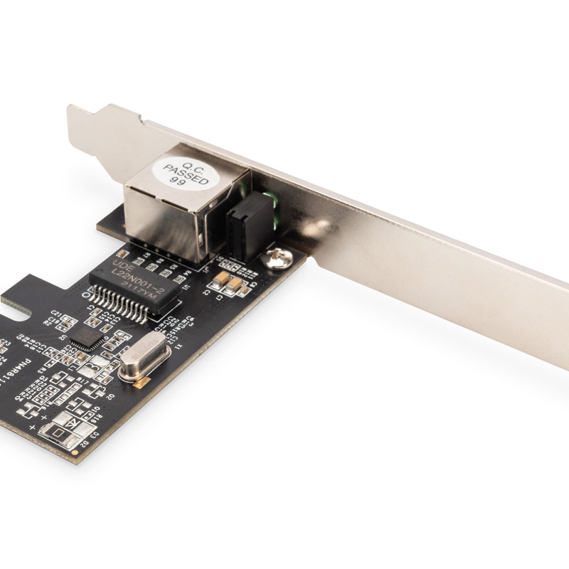 Digitus | Gigabitu Ethernet PCI Express karte 32 bitu, zema profila kronšteins, Realtek RTL8111H | DN-10130-1