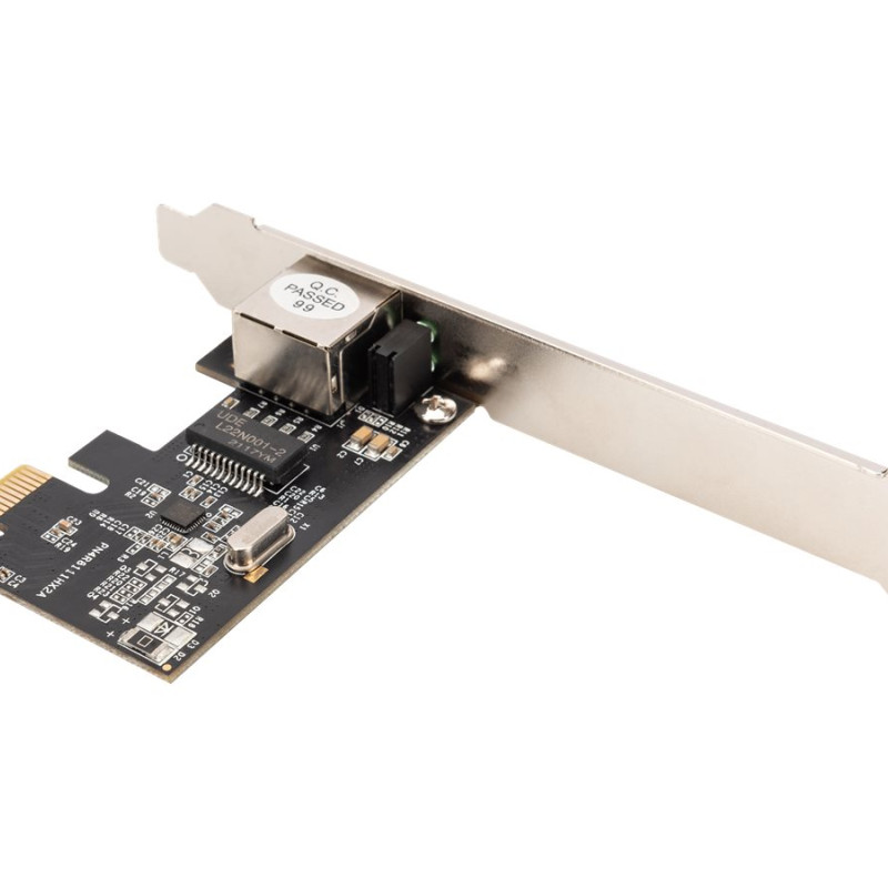 Digitus | Gigabitu Ethernet PCI Express karte 32 bitu, zema profila kronšteins, Realtek RTL8111H | DN-10130-1