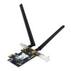 Asus | AX1800 divu joslu Bluetooth 5.2 PCIe Wi‑Fi adapteris | PCE-AX1800 | 802.11ax | 574+1201 Mbit/s | Bez Mesh atbalsta | MU‑MIMO Jā | Nav mobilā platjosla | Antenas tips: ārējā