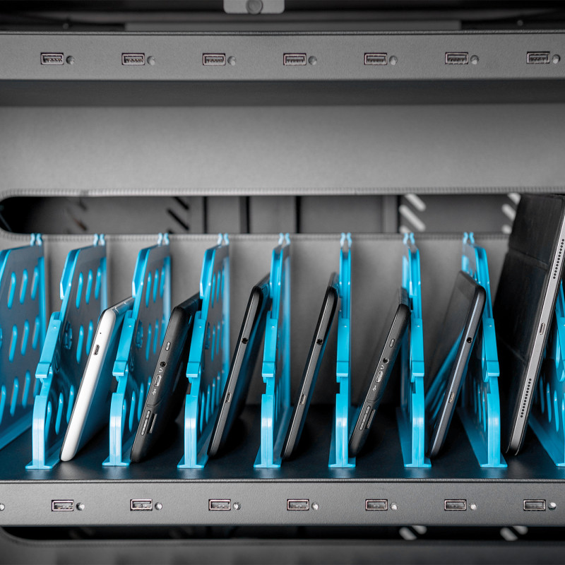 Digitus | DN-45002 | Lādēšanas rati 30 klēpjdatoriem/tabletēm līdz 16 collām, USB-A