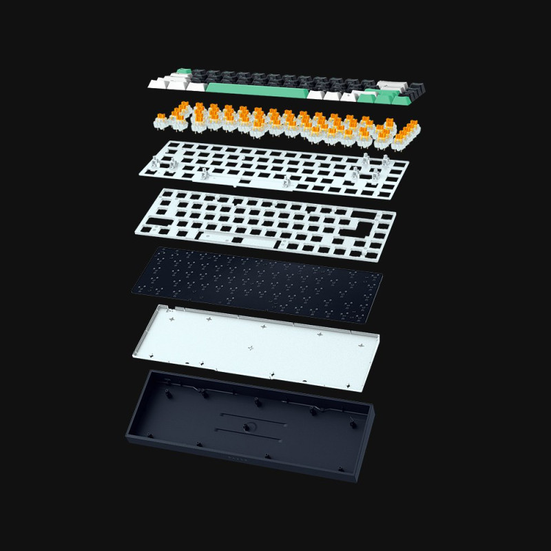 Razer | Reclusa X Mini 65% | Mehāniskā spēļu tastatūra | Ar vadu | US | Razer Mechanical Switches Gen-3 (Tactile) | Melna