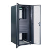 APC Easy Rack 800mm/48U/1200mm ar jumtu, sānu paneli, ritenīšiem, kājām un 4 kronšteiniem, bez apakšas, melns | Schneider Electric
