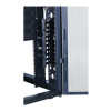 APC Easy Rack 800mm/48U/1200mm ar jumtu, sānu paneli, ritenīšiem, kājām un 4 kronšteiniem, bez apakšas, melns | Schneider Electric