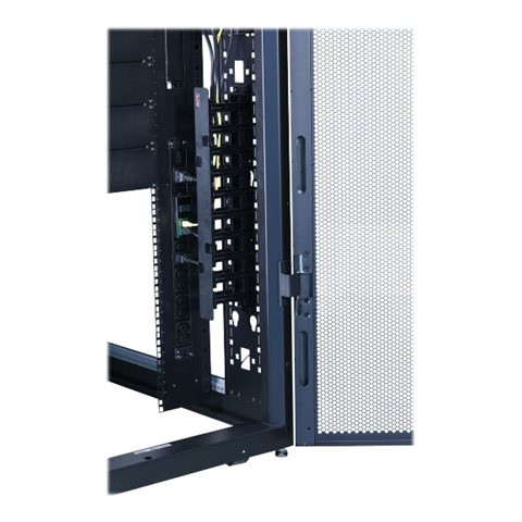 APC Easy Rack 800mm/48U/1200mm ar jumtu, sānu paneli, ritenīšiem, kājām un 4 kronšteiniem, bez apakšas, melns | Schneider Electric