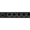 Ubiquiti | EdgeRouter | ER-X-SFP | Nav Wi‑Fi | 10/100/1000 Mbit/s | Ethernet LAN (RJ-45) porti 5 | Mesh atbalsts Nav | MU‑MiMO Nav | Nav mobila platjosla