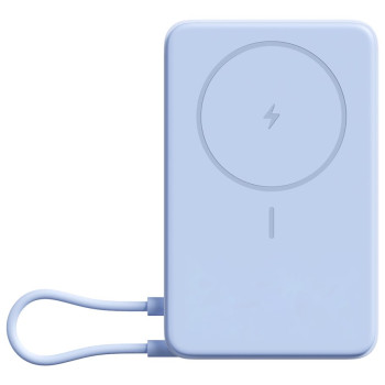 Xiaomi magnētiskais portatīvais akumulators 10000 ar iebūvētu | 10000 mAh | Zils