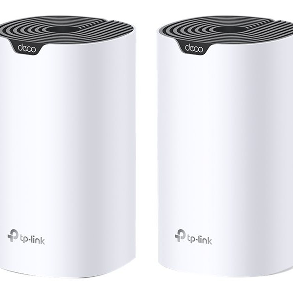 TP-LINK | AC1900 mājas Mesh Wi‑Fi sistēma | Deco S7 (2‑gab.) | 802.11ac | 10/100/1000 Mbit/s | Ethernet LAN (RJ-45) porti 1 | Mesh atbalsts Jā | MU‑MIMO Jā | Nav mobilo datu | Antenas tips iebūvēts