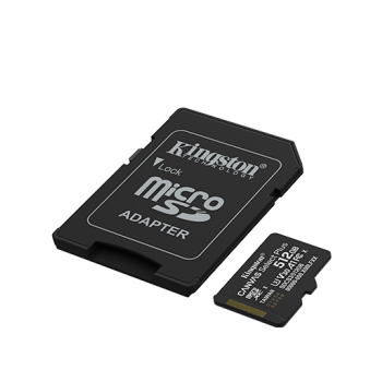 Kingston Canvas Select Plus | 512 GB | microSD | zibatmiņas karte klase Class 10, UHS-I, U1/U3, video klase 10/30, A1