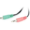 Gembird | Stereo austiņas | MHS-123 | Iebūvēts mikrofons | 3.5 mm | Melna