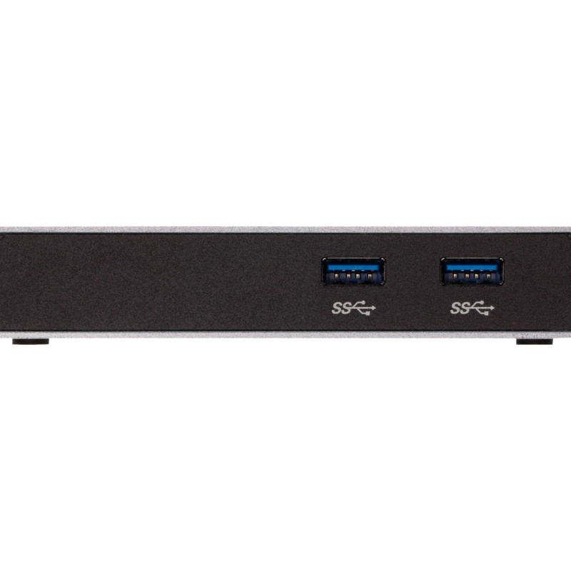 Aten | US3310-AT 2-portu USB-C dokstacijas pārslēdzējs ar barošanas caurlaidību