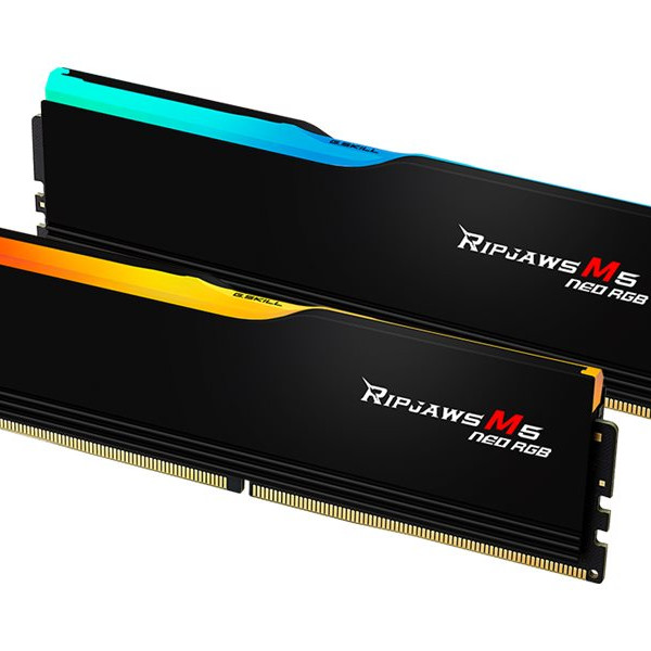 G.Skill Ripjaws M5 Neo RGB | 32 GB | DDR5 | 6000 MHz | PC/Server | Reģistrēta: Nē | ECC: Nē