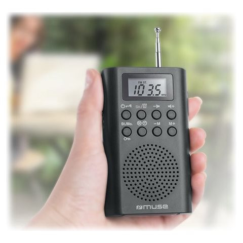 Muse | Kabatas radio | M-03R | Melns