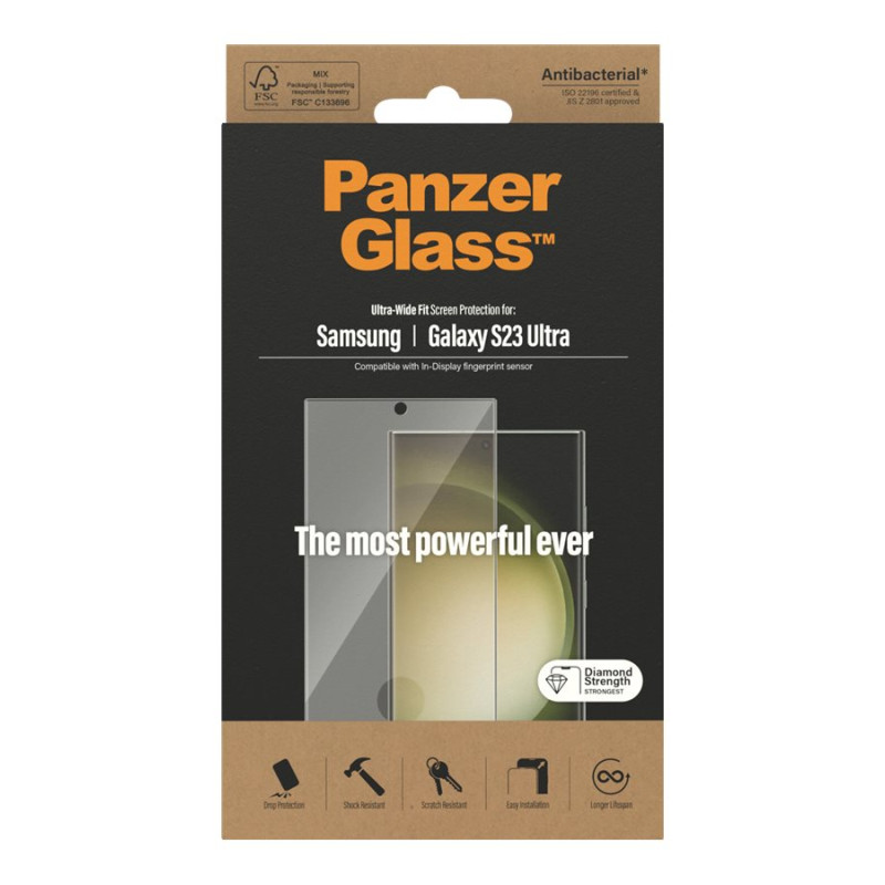 PanzerGlass Samsung Galaxy S23 Ultra, Ultra-Wide FP AB | PanzerGlass