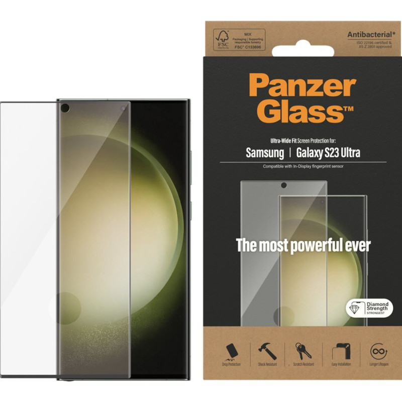 PanzerGlass Samsung Galaxy S23 Ultra, Ultra-Wide FP AB | PanzerGlass