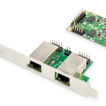 Digitus | Dual Gigabit Ethernet Mini PCI Express Network Card | DN-10134
