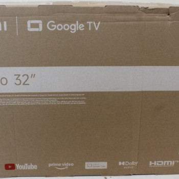 IZPĀRDOTS. Xiaomi QLED TV A Pro 2026 32" | IZPĀRDOTS. | Xiaomi QLED TV A Pro 2026 | 32" | Smart TV | Google TV | HD | Tumši pelēks | BOJĀTA IEPAKOJUMA