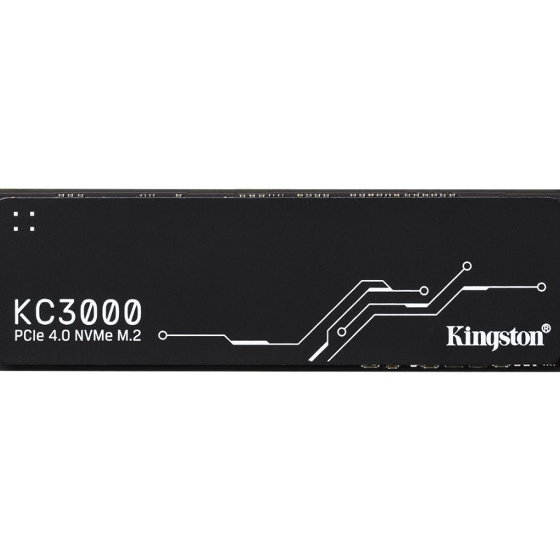 Kingston | SSD | KC3000 | 4096 GB | SSD form-faktors M.2 2280 | Solid-state drive saskarne PCIe NVMe Gen 4.0 x4 | Lasīšanas ātrums 7000 MB/s | Rakstīšanas ātrums 7000 MB/s