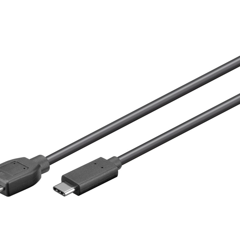 Goobay | Round cable | USB-C to micro-B 3.0 cable | 67995 | micro-B 3.0 | USB-C (male)