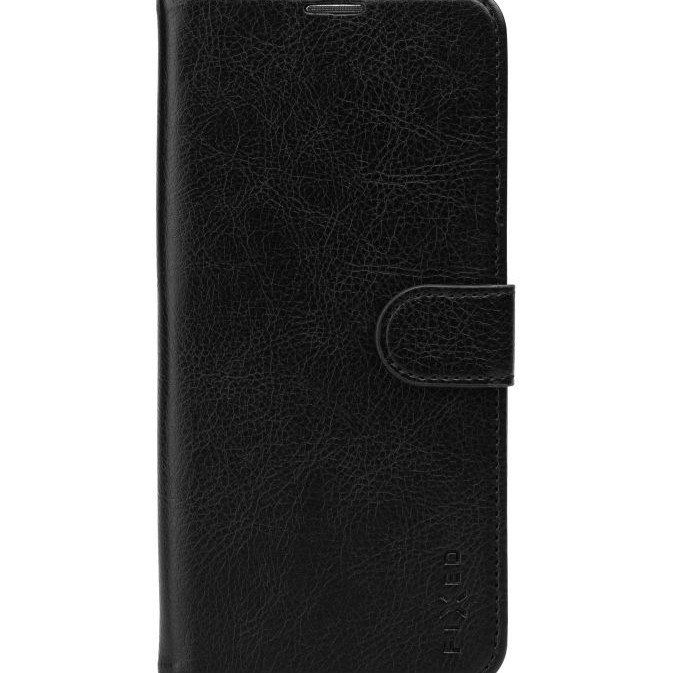Fixed | Opus | Grāmatas tipa maciņš | Xiaomi | Redmi Note 13 | Āda | Melns