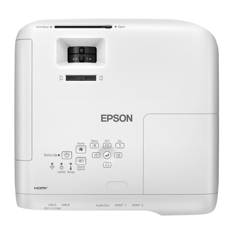 Epson | EB-FH54 | Full HD (1920x1080) | 4100 ANSI lūmeni | Balts