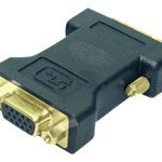 Logilink | DVI-I male Dual-Link (24+5 pin) > VGA female HD (15-pin) | Black | DVI -I | VGA