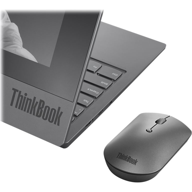 Lenovo | ThinkBook Bluetooth Silent Mouse | Bezvadu | Bluetooth 5.0 | Iron Grey | 1 gads