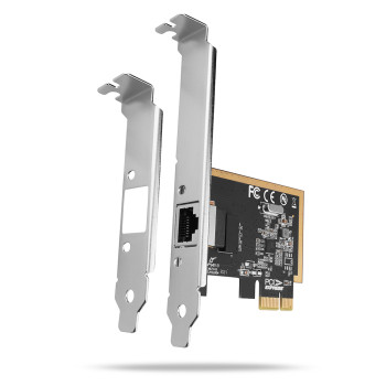 AXAGON Gigabit Ethernet PCI-Express tīkla karte ar pārbaudītu Realtek čipsetu | PCEE-GRF