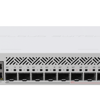 MikroTik | Cloud Router Switch | CRS310-1G-5S-4S+IN | Nav Wi‑Fi | 10/100/1000 Mbit/s | Ethernet LAN (RJ-45) porti 1 | Mesh atbalsts: Nē | MU‑MIMO: Nē | Nav mobilo datu tīkla