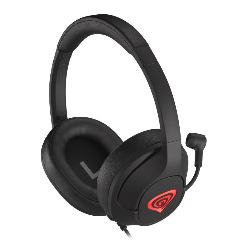 Genesis | Gaming austiņas | Radon 800 | Vadu | Uz auss | Melna