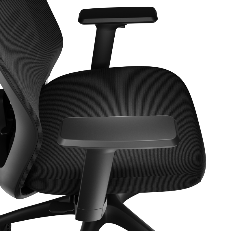 Genesis Ergonomiska krēsla Astat 200 Pamatmateriāls: neilons; Ritenīši: neilons ar CareGlide pārklājumu | Melns