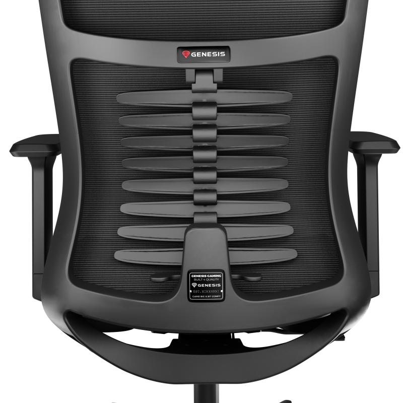 Genesis Ergonomiska krēsla Astat 200 Pamatmateriāls: neilons; Ritenīši: neilons ar CareGlide pārklājumu | Melns