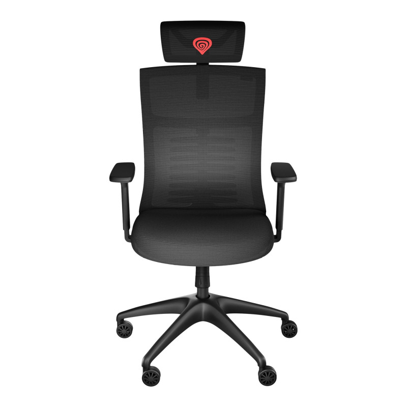 Genesis Ergonomiska krēsla Astat 200 Pamatmateriāls: neilons; Ritenīši: neilons ar CareGlide pārklājumu | Melns